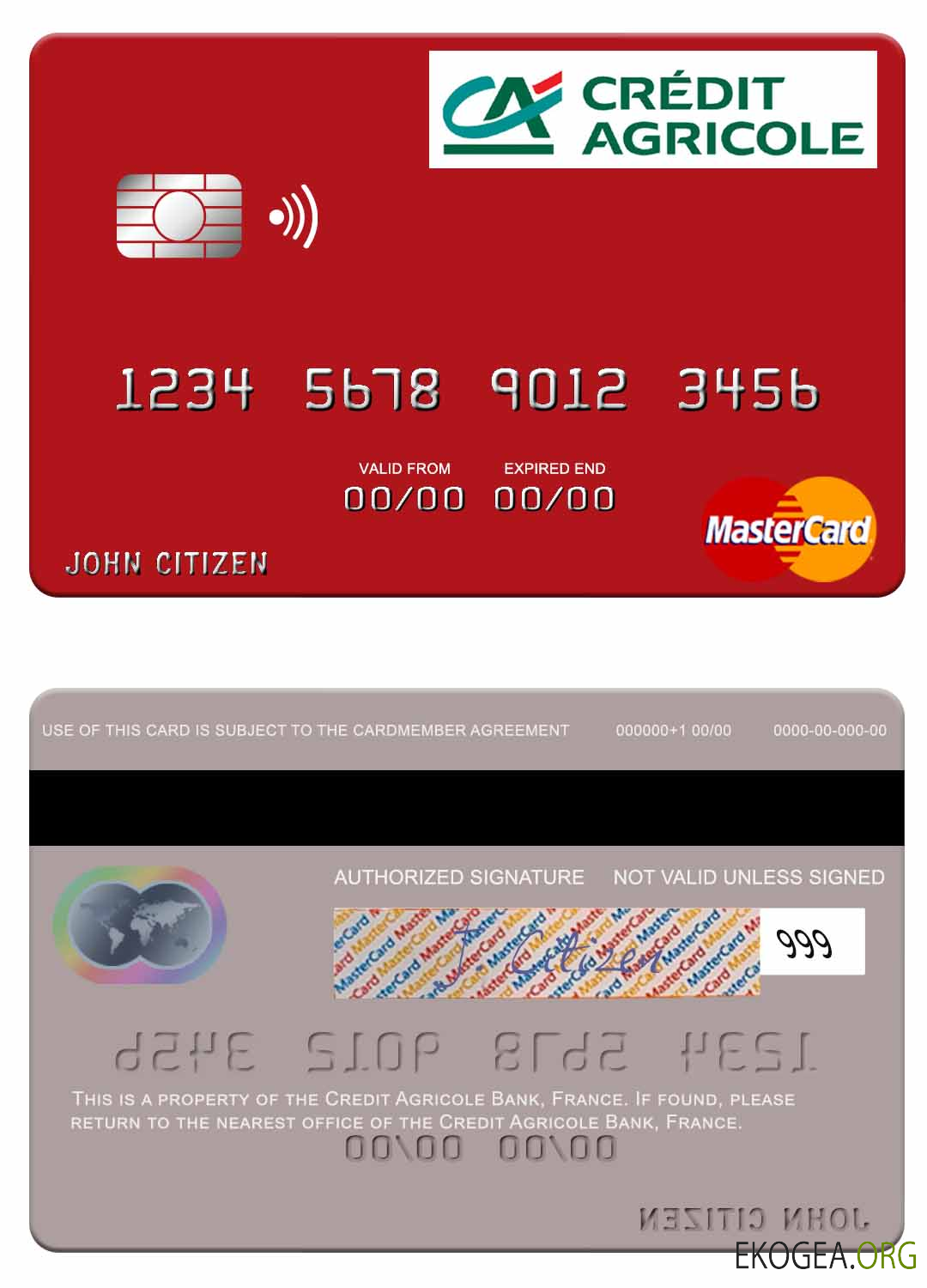 Carte Mastercard France Crédit Agricole Banque